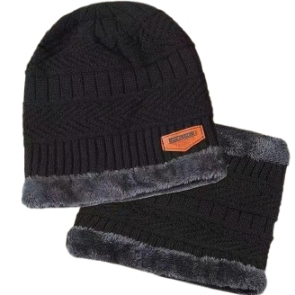 Hindawi Beanie Winter Hat Infinity Scarf Set